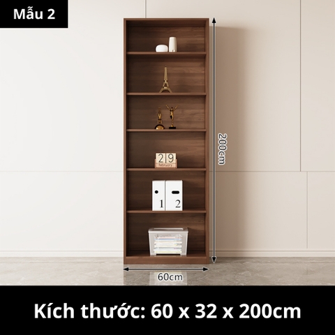 Tủ Sách Cánh Kính 160x32x200cm Yapi TK004 Trang Trí Phòng Khách, Phòng Làm Việc