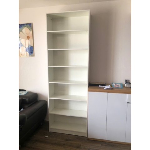 Kệ sách 5 6 7 tầng rộng 80cm gỗ MDF xịn dễ dàng lắp đặt tại nhà YAPI-600