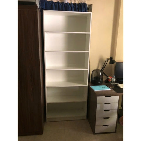 Kệ sách 5 6 7 tầng rộng 80cm gỗ MDF xịn dễ dàng lắp đặt tại nhà YAPI-600