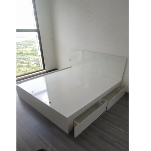 Giường Ngủ 2 Hộc Tủ Kéo Cao 35cm LẮP ĐẶT TẬN NHÀ YAPI-501