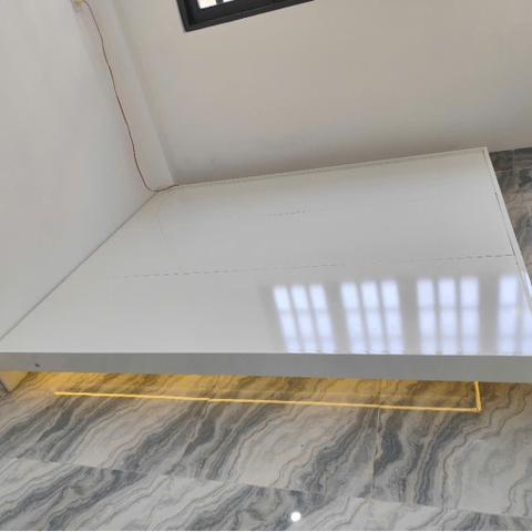 Giường Bay Kèm Đèn LED Gỗ MDF Nhập Khẩu LẮP RÁP TẬN NHÀ cho Gia Đình, Homestay Yapi-518