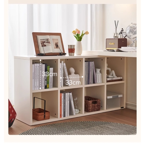 Bàn làm việc, bàn học kèm kệ sách thiết kế hiện đại 120x50x75cm Yapi-416