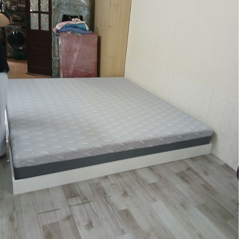 Giường Ngủ Bệt Cao 12cm Thiết Kế Đơn Giản Tự Lắp Ráp Tại Nhà Dễ Dàng GHC-9192 của Yapi