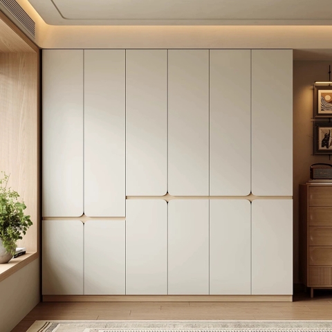 Tủ áo cánh mở thiết kế hiện đại có ngăn kéo Yapi-236 - nhiều kích thước