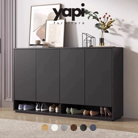Tủ Đựng Giày Dép Nhiều Ngăn, Thiết Kế Tối Giản Cho Căn Hộ Nhỏ 160x35x110cm Yapi-329