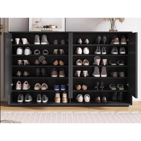 Tủ Đựng Giày Dép Nhiều Ngăn, Thiết Kế Tối Giản Cho Căn Hộ Nhỏ 160x35x110cm Yapi-329