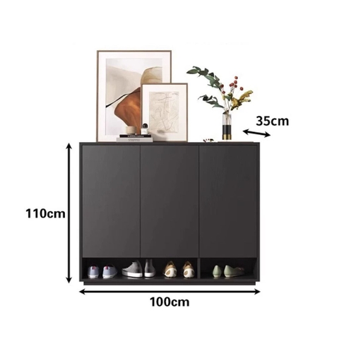 Tủ Đựng Giày Dép Nhiều Ngăn, Thiết Kế Tối Giản Cho Căn Hộ Nhỏ 160x35x110cm Yapi-329