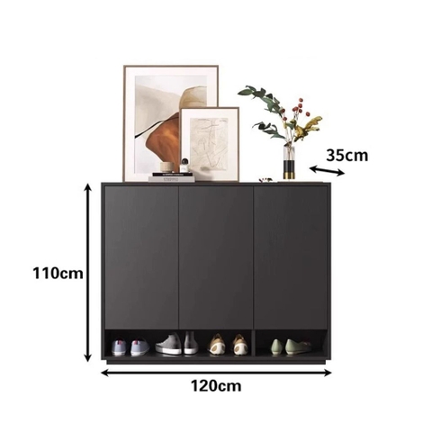 Tủ Đựng Giày Dép Nhiều Ngăn, Thiết Kế Tối Giản Cho Căn Hộ Nhỏ 160x35x110cm Yapi-329