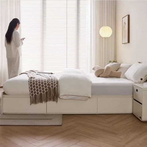 Giường Ngủ Nâng Hạ Thông Minh Tích Hợp Ngăn Kéo Lưu Trữ 180x200cm Yapi-548