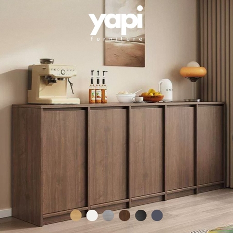 Tủ Trang Trí, Để Đồ Đa Năng Phong Cách Hiện Đại Cho Phòng Khách 200x40x90cm Yapi-122