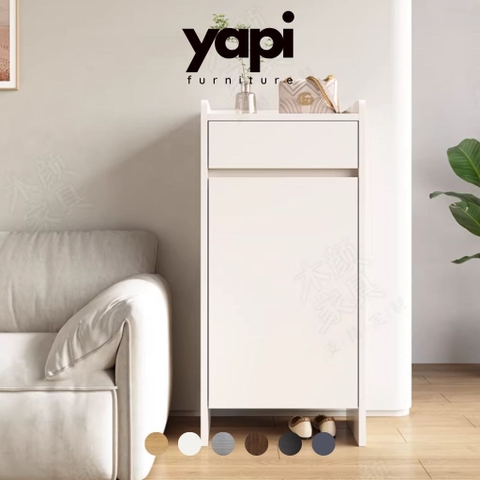 Tủ Giày Dép Nhỏ Gọn 1 Cánh Kèm Ngăn Kéo Cho Căn Hộ Nhỏ 50x35x110cm Yapi-330