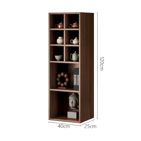 Kệ Treo Tường Ô Vuông Nhiều Ngăn Decor Phòng Khách 80x25x120cm Yapi-KTT001