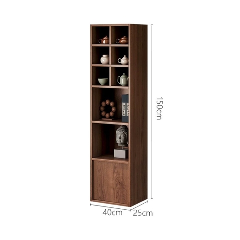Kệ Treo Tường Ô Vuông Nhiều Ngăn Decor Phòng Khách 80x25x120cm Yapi-KTT001