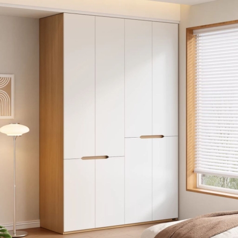 Tủ Quần Áo Cánh Hiện Đại Nhiều Ngăn Treo Kệ Gấp Cho Phòng Ngủ 200x60x240cm Yapi-263