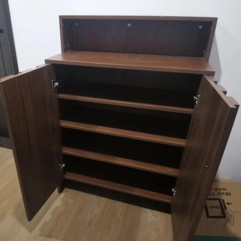 Tủ Giày Dép Cánh Vân Gỗ Dọc Hiện Đại 200x38x95cm Yapi-335