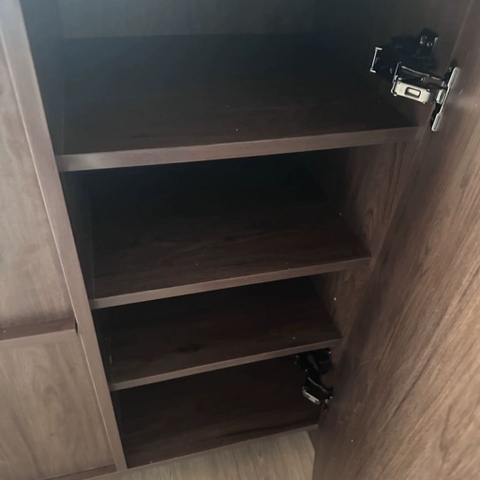 Tủ Giày Dép Gỗ Hiện Đại Nhiều Ngăn Thiết Kế Ô Vuông 160x40x95cm Yapi-334