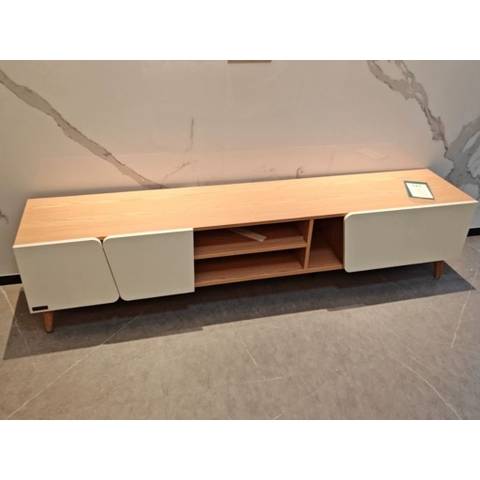 Tủ Kệ Tivi Gỗ Hiện Đại Cánh Mở Trang Trí Phòng Khách Tối Giản 180x36x42cm Yapi-925