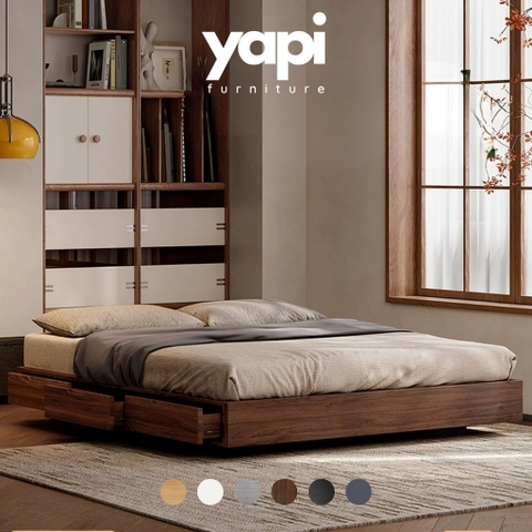Giường Bay Có 3 Ngăn Kéo Thiết Kế Tối Giản 1m6x2m Yapi-551