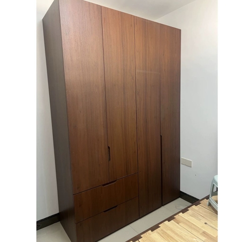 Tủ Quần Áo Gỗ MDF Kèm Ngăn Kéo Tiện Lợi Cho Phòng Ngủ 200x60x240 Yapi-268