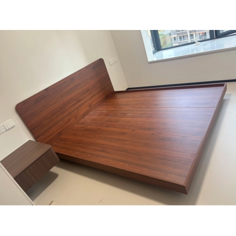 Giường Bay Có Đầu Giường Bo Cong Phong Cách Nhật Bản 1m6x2m Yapi-549