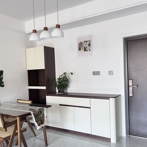 Tủ Bếp Kèm Ngăn Kéo Kết Hợp Tủ Trang Trí Hiện Đại 229x42x200cm Yapi-TB007