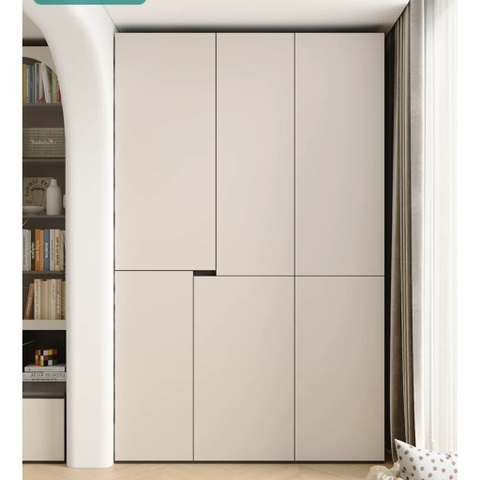 Tủ Lưu Trữ Đa Năng Cho Phòng Giặt, Phòng Bếp, Thiết Kế Tối Giản 120x42x230cm Yapi-131