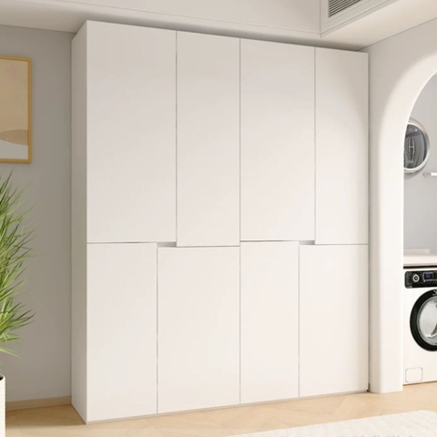 Tủ Lưu Trữ Đa Năng Cho Phòng Giặt, Phòng Bếp, Thiết Kế Tối Giản 120x42x230cm Yapi-131