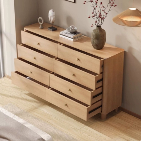 Tủ Trang Trí Bo Cong Nhiều Ngăn Kéo Nhiều Kích Thước 140x40x78cm, Yapi-182