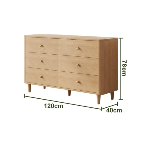 Tủ Trang Trí Bo Cong Nhiều Ngăn Kéo Nhiều Kích Thước 140x40x78cm, Yapi-182