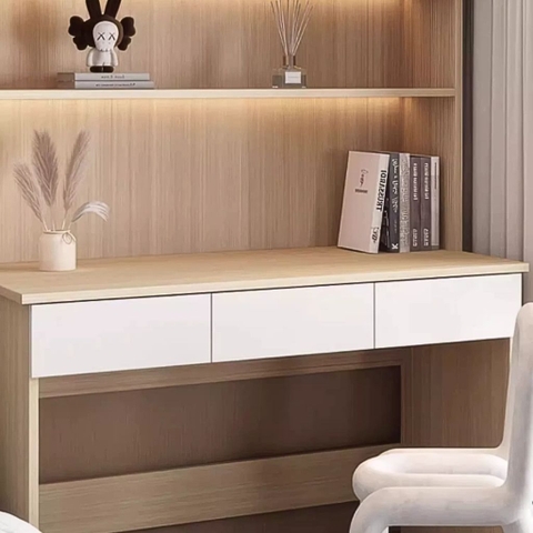 Bàn Học Và Làm Việc Kèm Kệ Sách Nhỏ Gọn 120x55x230cm Yapi-432