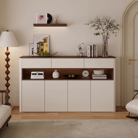 Kodogo 176, Tủ Trang Trí Đa Năng Kèm Kệ Hở Trưng Bày Hiện Đại 160x40x100cm