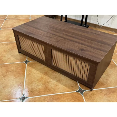 Combo Bàn Trà Và Kệ TV Cánh Mây Hiện Đại Cho Phòng Khách 180x40x40cm Yapi-705