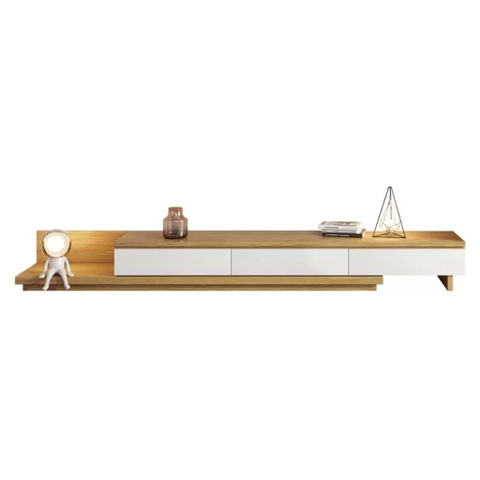 Combo Kệ Tivi Bàn Trà Hiện Đại Kèm Tủ Trang Trí Đa Năng 200x40x30cm Yapi-708
