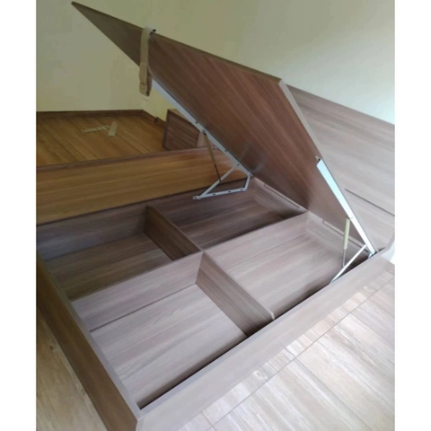 Giường Ngủ Nâng Hạ Có Kệ Đầu Giường, Kèm Ngăn Kéo Đa Năng 1m8x2m Yapi-559