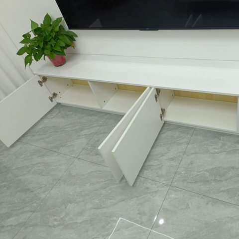 Kệ Tivi Bệt Nhiều Ngăn Cánh MởTối Giản Cho Phòng Khách 200x40x40cm Yapi-930