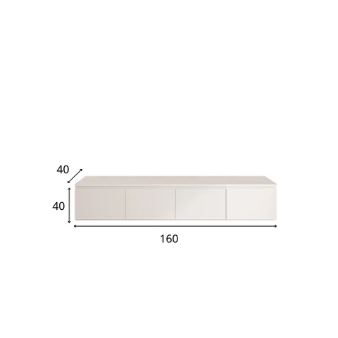 Kệ Tivi Bệt Nhiều Ngăn Cánh MởTối Giản Cho Phòng Khách 200x40x40cm Yapi-930