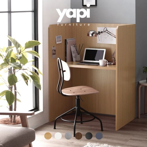 Bàn Làm Việc Cá Nhân Có Vách Ngăn Nhỏ Gọn 90x62x120cm Yapi-439