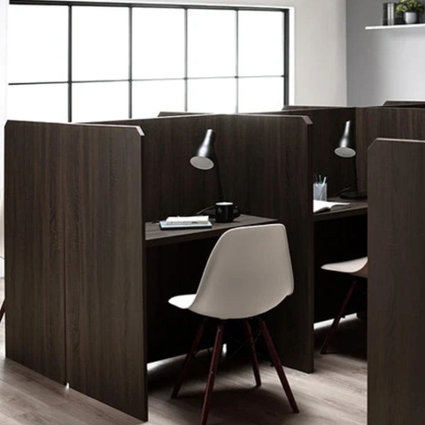 Bàn Làm Việc Cá Nhân Có Vách Ngăn Nhỏ Gọn 90x62x120cm Yapi-439
