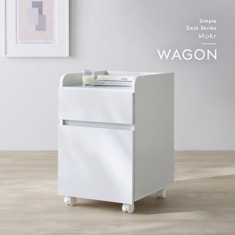 Bàn Học, Làm Việc Có Kệ Sách Đa Năng Kèm Tủ Di Động 86x50x111.6cm Yapi-438