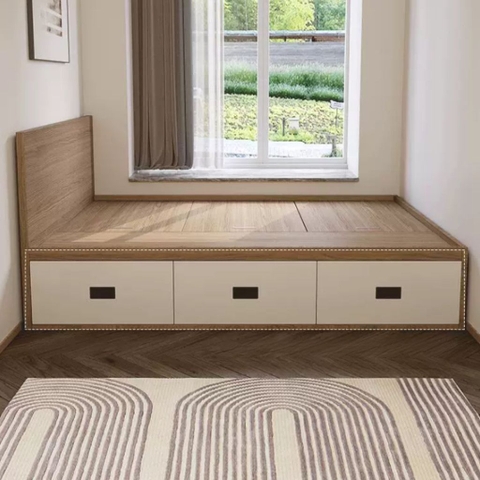 Giường Ngủ 3 Ngăn Kéo Lưu Trữ Có Hộc Lưu Trữ 1m8x2m Yapi-571