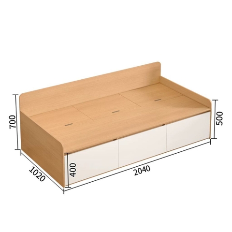 Giường Sofa Đa Năng Kèm Ngăn Kéo Lưu Trữ 1m2x2m Yapi-572