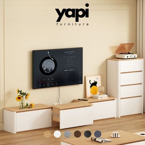 Combo Phòng Khách Bo Cong Góc Hiện Đại Cho Phòng Khách 180x35x40cm Yapi-931