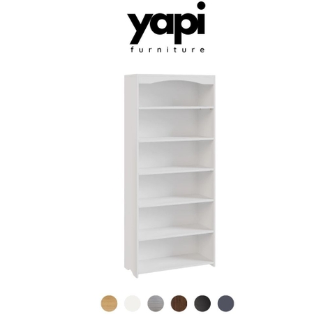 Kệ Sách Đứng 6 Tầng Gỗ MDF Chống Ẩm Hiện Đại 70cmx30cmx160cm Yapi-668