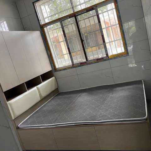 Combo Giường Ngủ Kèm Hệ Tủ Lưu Trữ MDF Nhiều Ngăn 160x240x200cm Yapi-CBPN002