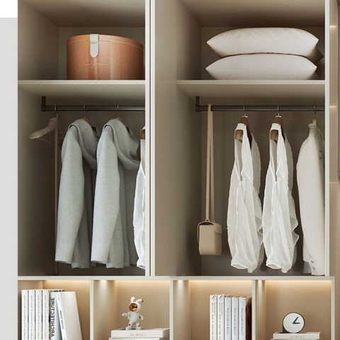 Combo Phòng Ngủ Thông Minh Gồm Giường, Tủ Quần Áo, Bàn Làm Việc 180x200 Yapi-CBPN003