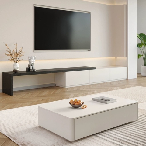 Kệ Tivi Phong Cách Tối Giản, Thiết Kế Chữ L Sang Trọng 200x40x34cm Yapi-917