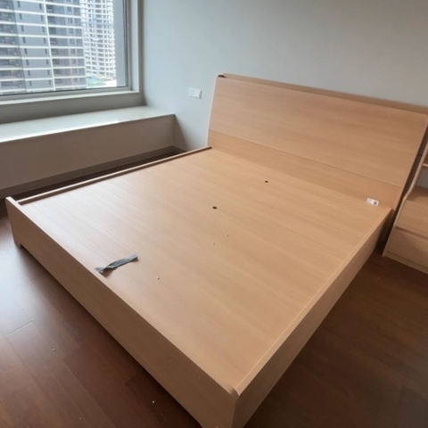 Giường Ngủ Thông Minh Nâng Hạ Có Tủ Lưu Trữ Lớn 180x200cm Yapi-541