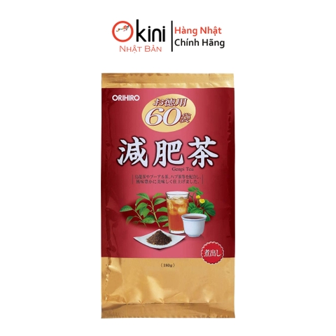 Trà Hỗ Trợ Giảm Mỡ Bụng Nhật Bản Genpi Orihiro - 60 Gói