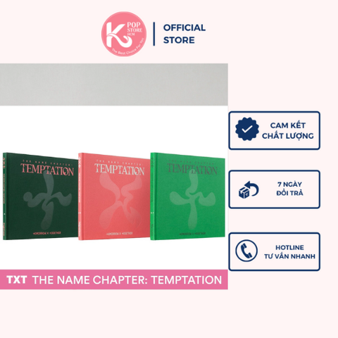 Album TXT TOMORROW X TOGETHER The Name Chapter TEMPTATION nguyên seal chính hãng