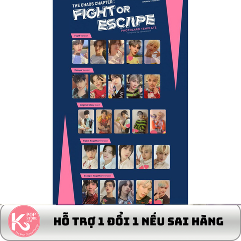 Album TXT FIGHT OR ESCAPE chính hãng nguyên seal